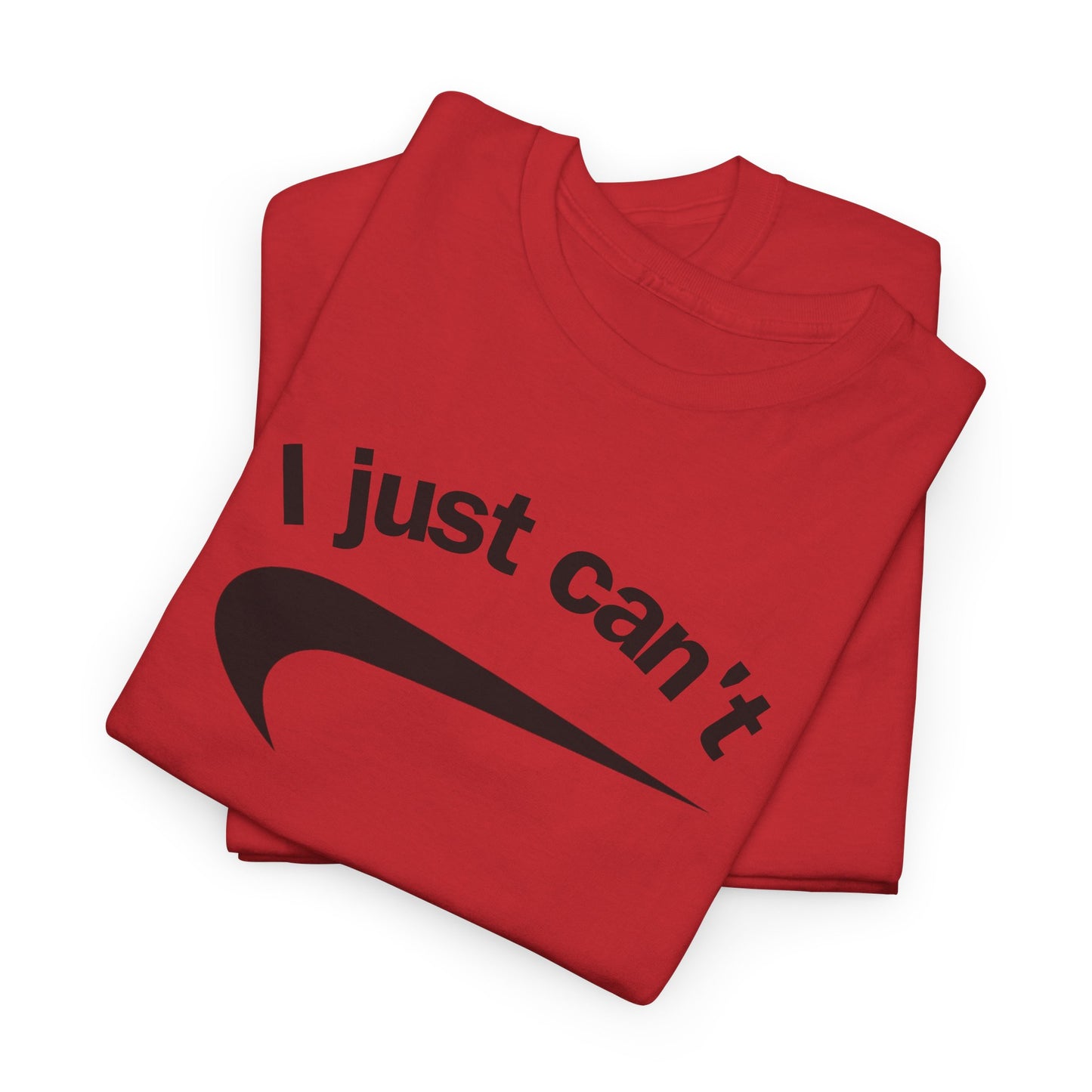 I just can't Unisex Heavy Cotton Tee
