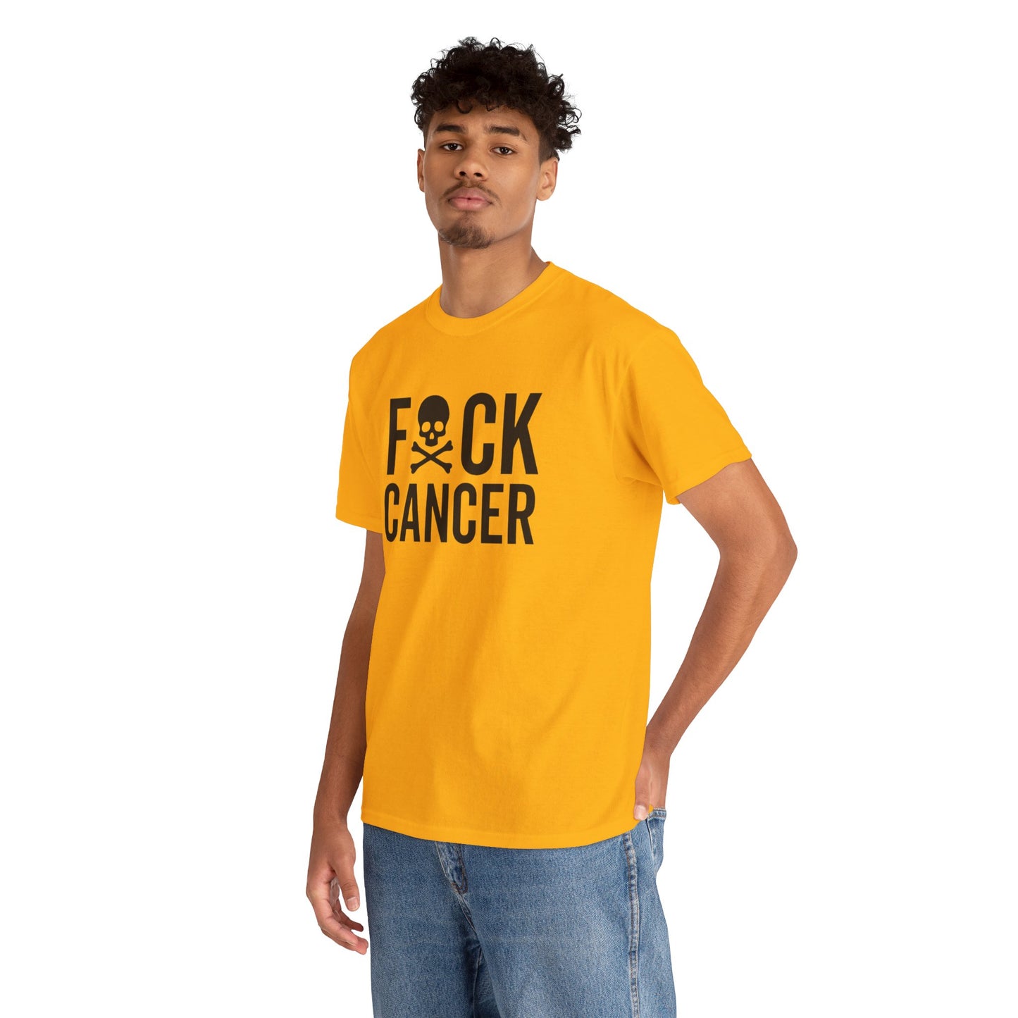 F*ck cancer Unisex Heavy Cotton Tee