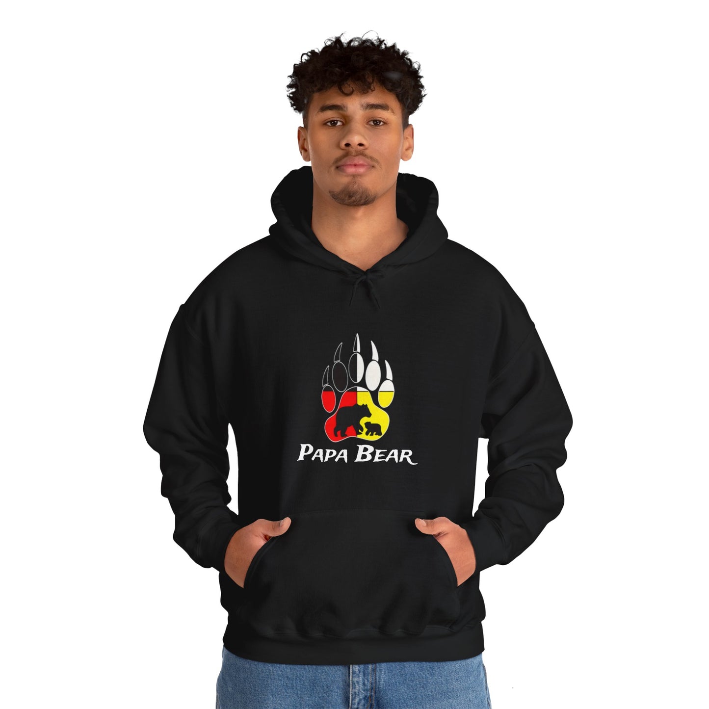 Papa Bear Unisex Heavy Blend™ Hooded Sweatshirt