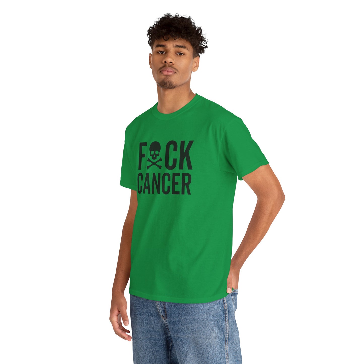 F*ck cancer Unisex Heavy Cotton Tee