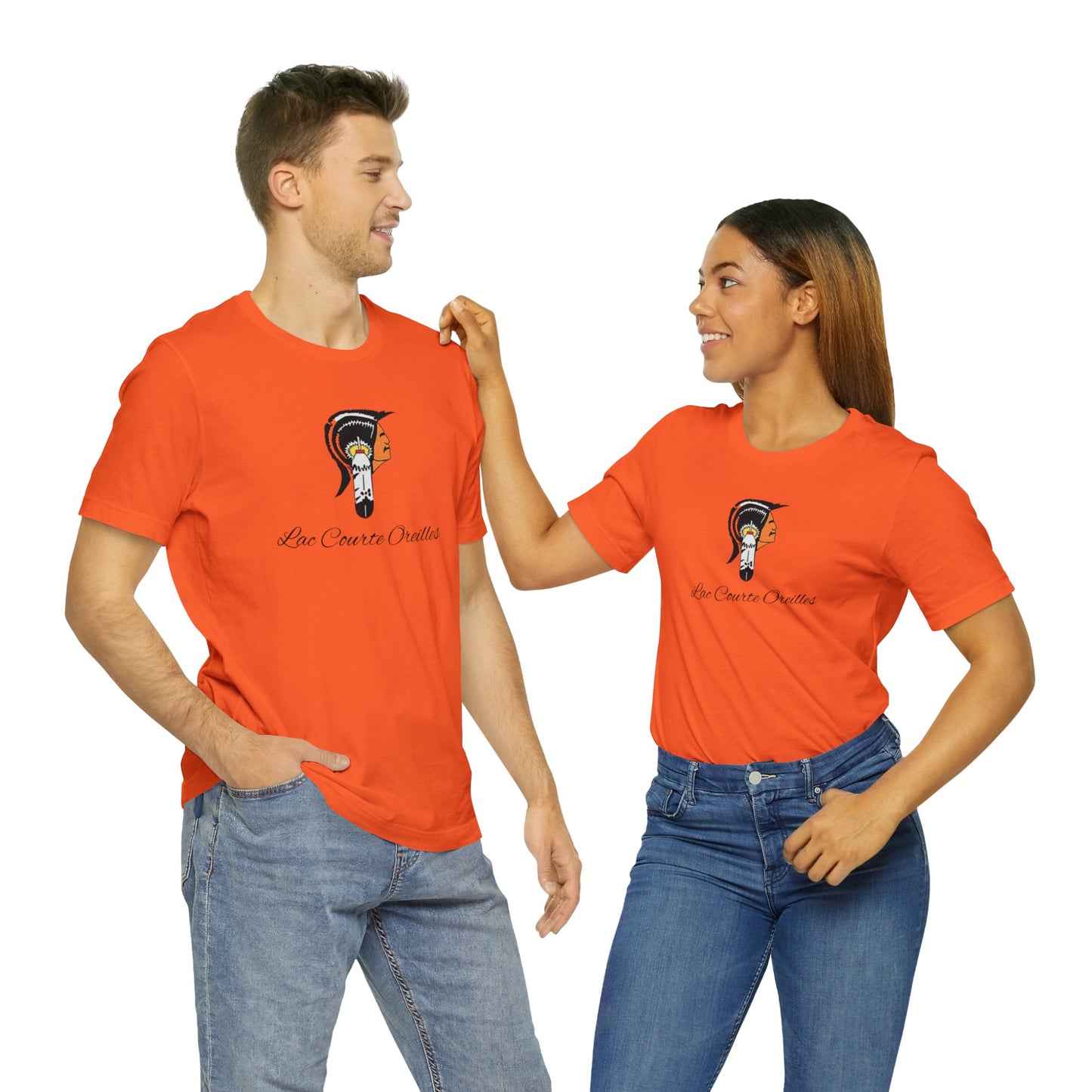 Lac Courte Oreilles logo Short Sleeve Tee