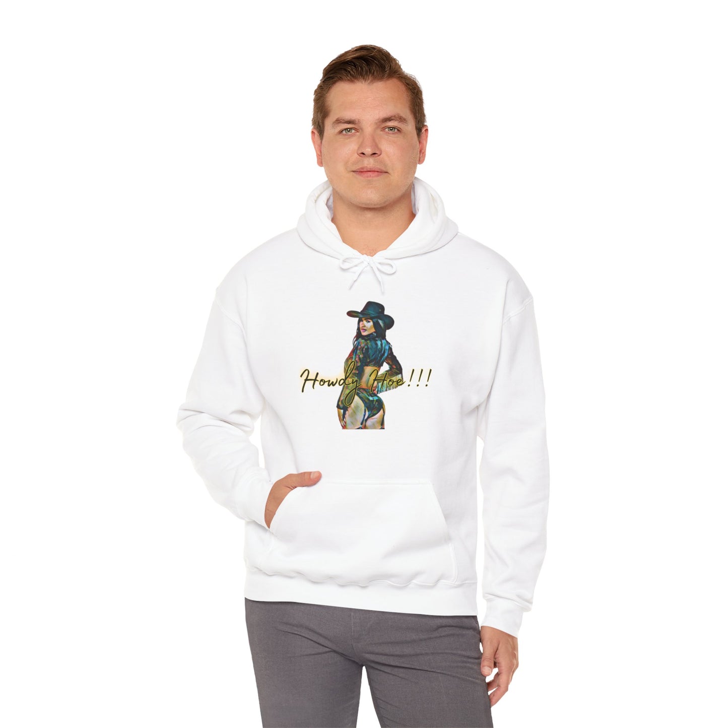 Howdy Hoe!! Unisex Heavy Blend™ Hooded Sweatshirt