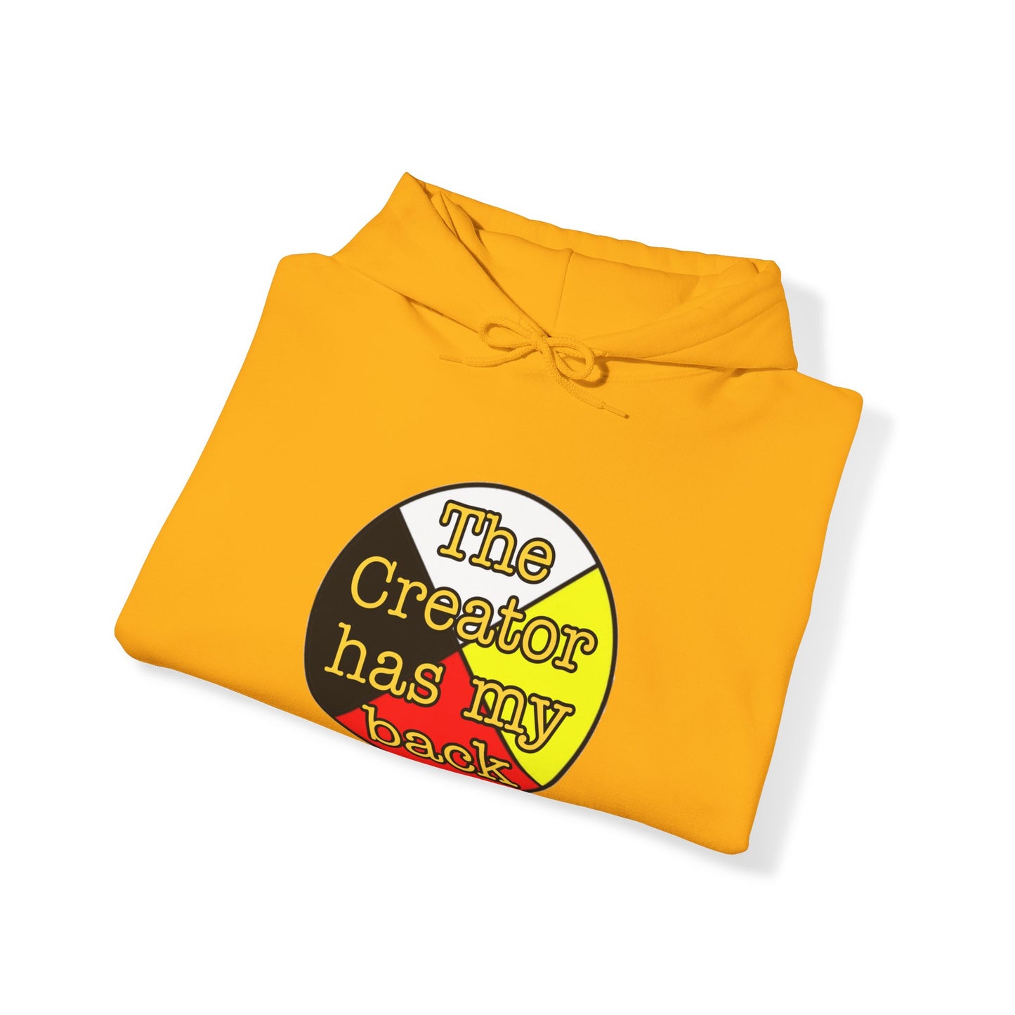 The creator has my back Unisex Heavy Blend™ Hooded Sweatshirt