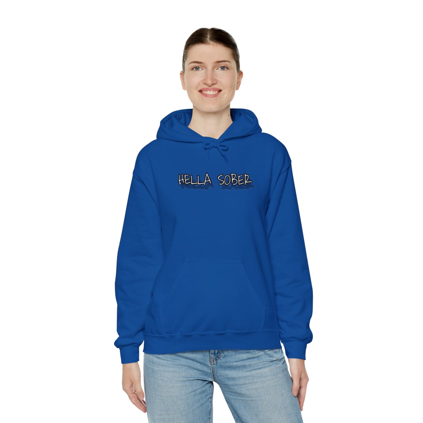 Hella Sober Unisex Heavy Blend™ Hooded Sweatshirt