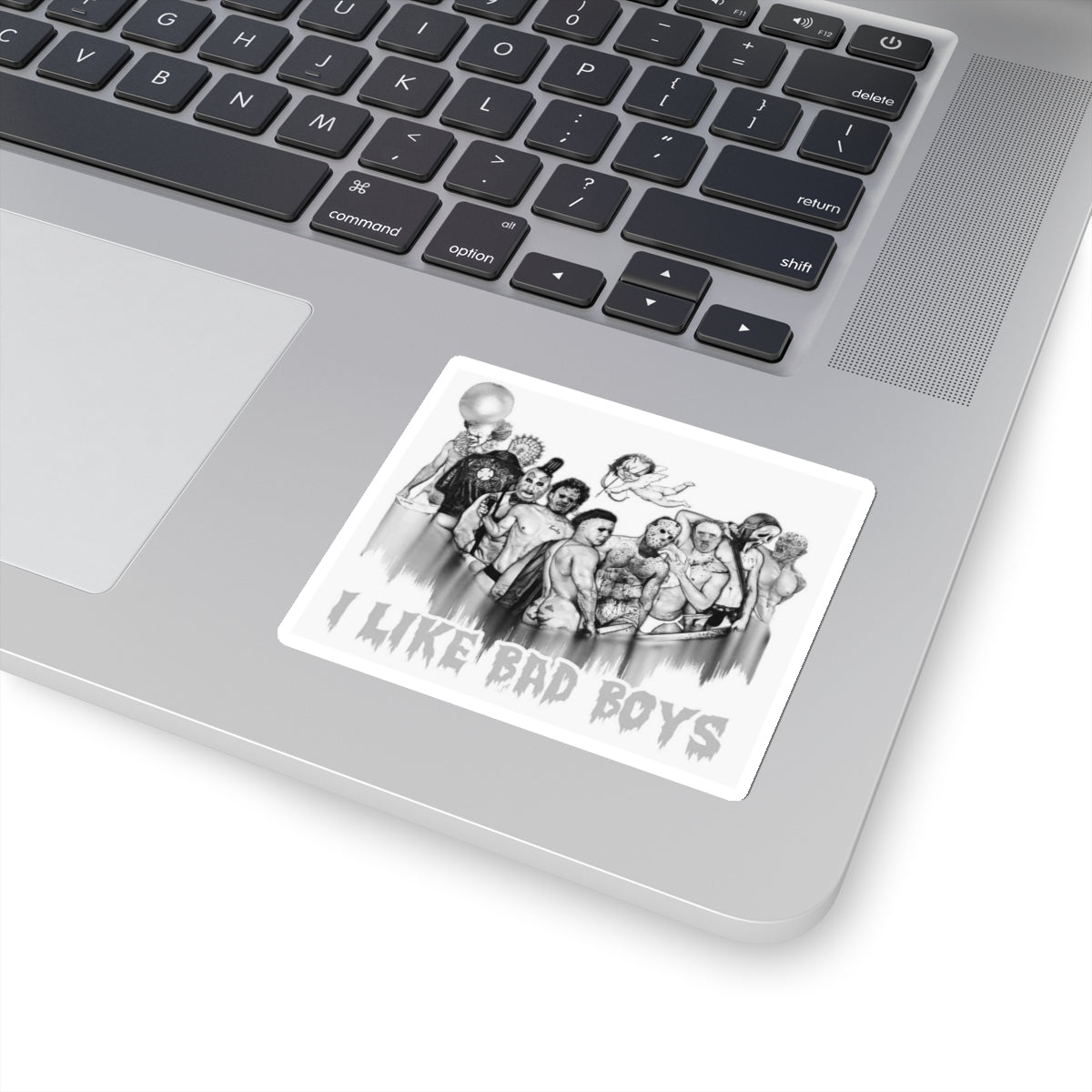 I like bad boys Kiss-Cut Stickers