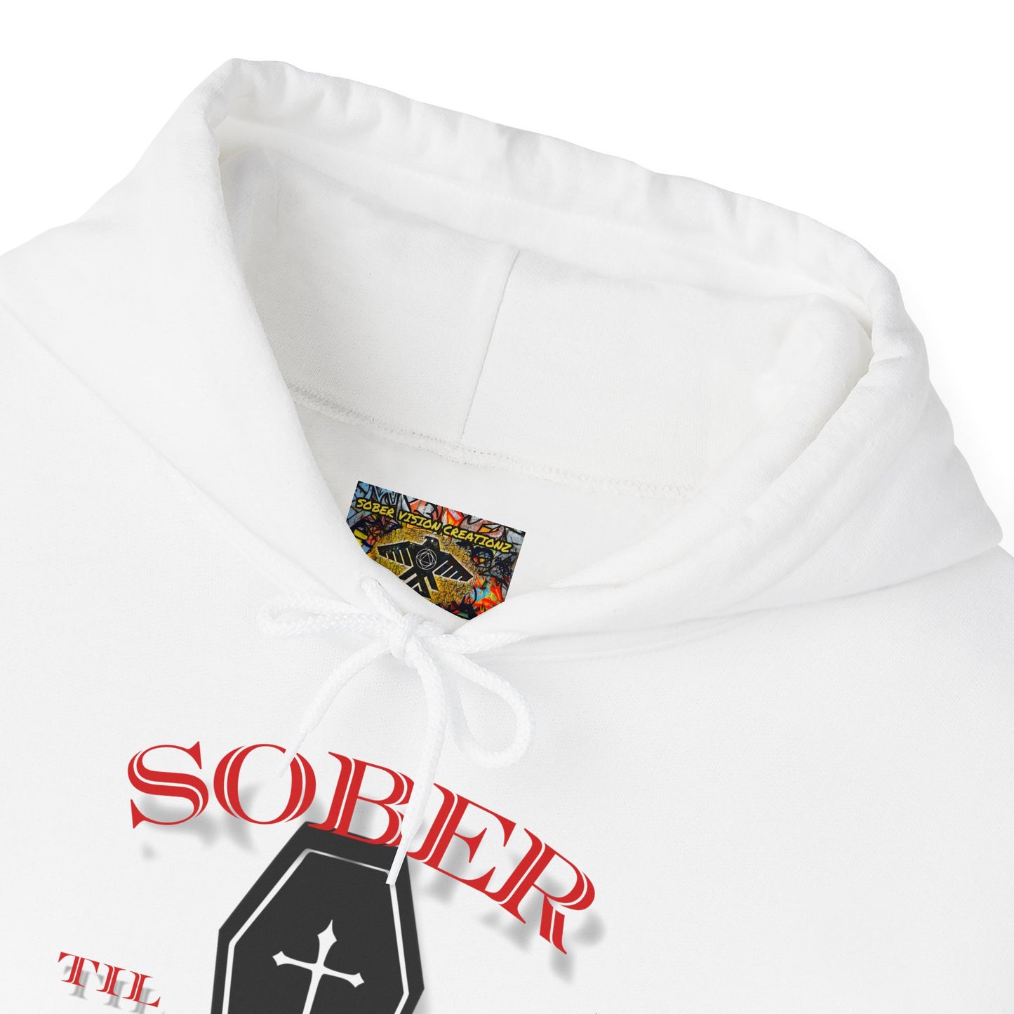 Sober til it's over Unisex Heavy Blend™ Hooded Sweatshirt