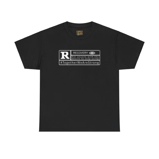 Rated R for Recovery Unisex Heavy Cotton Tee