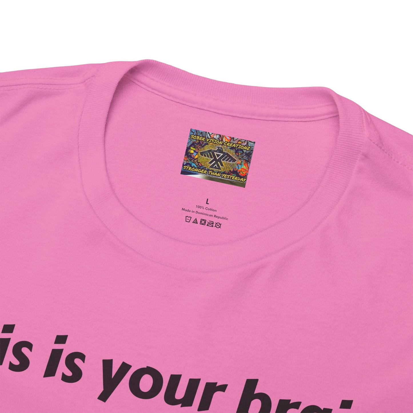 This is your brain on drugs Unisex Heavy Cotton Tee