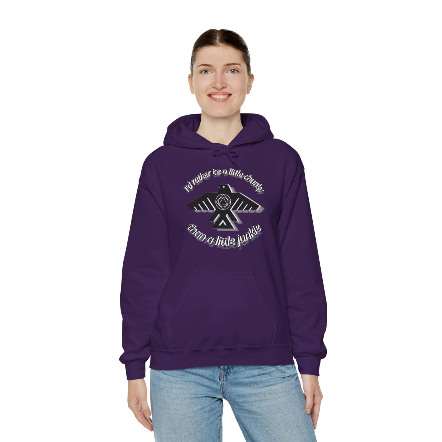 I'd rather be a little chunky Unisex Heavy Blend™ Hooded Sweatshirt