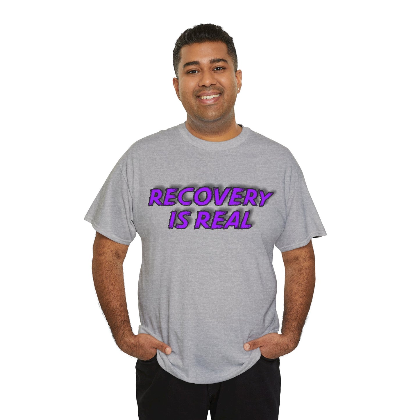 Recovery Is Real Unisex Heavy Cotton Tee