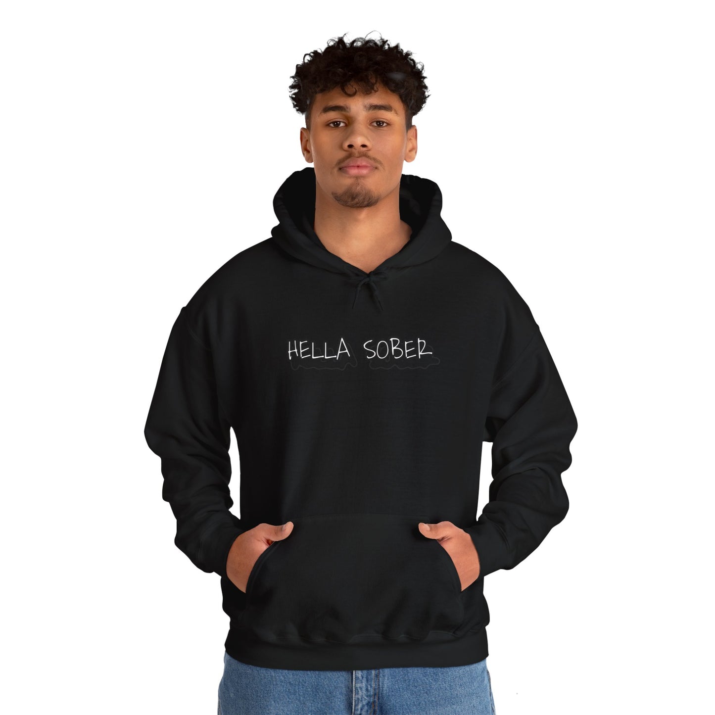 Hella Sober Unisex Heavy Blend™ Hooded Sweatshirt