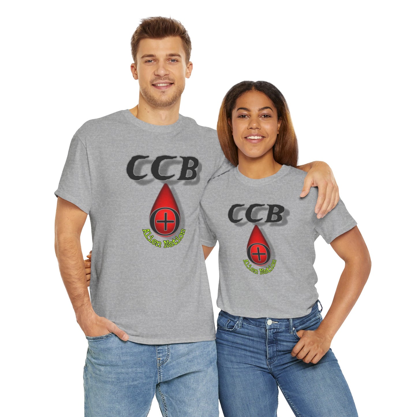 CCB type O positive Unisex Heavy Cotton Tee