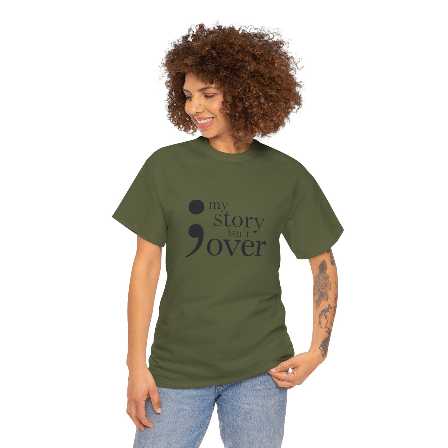 My story isn't over Unisex Heavy Cotton Tee