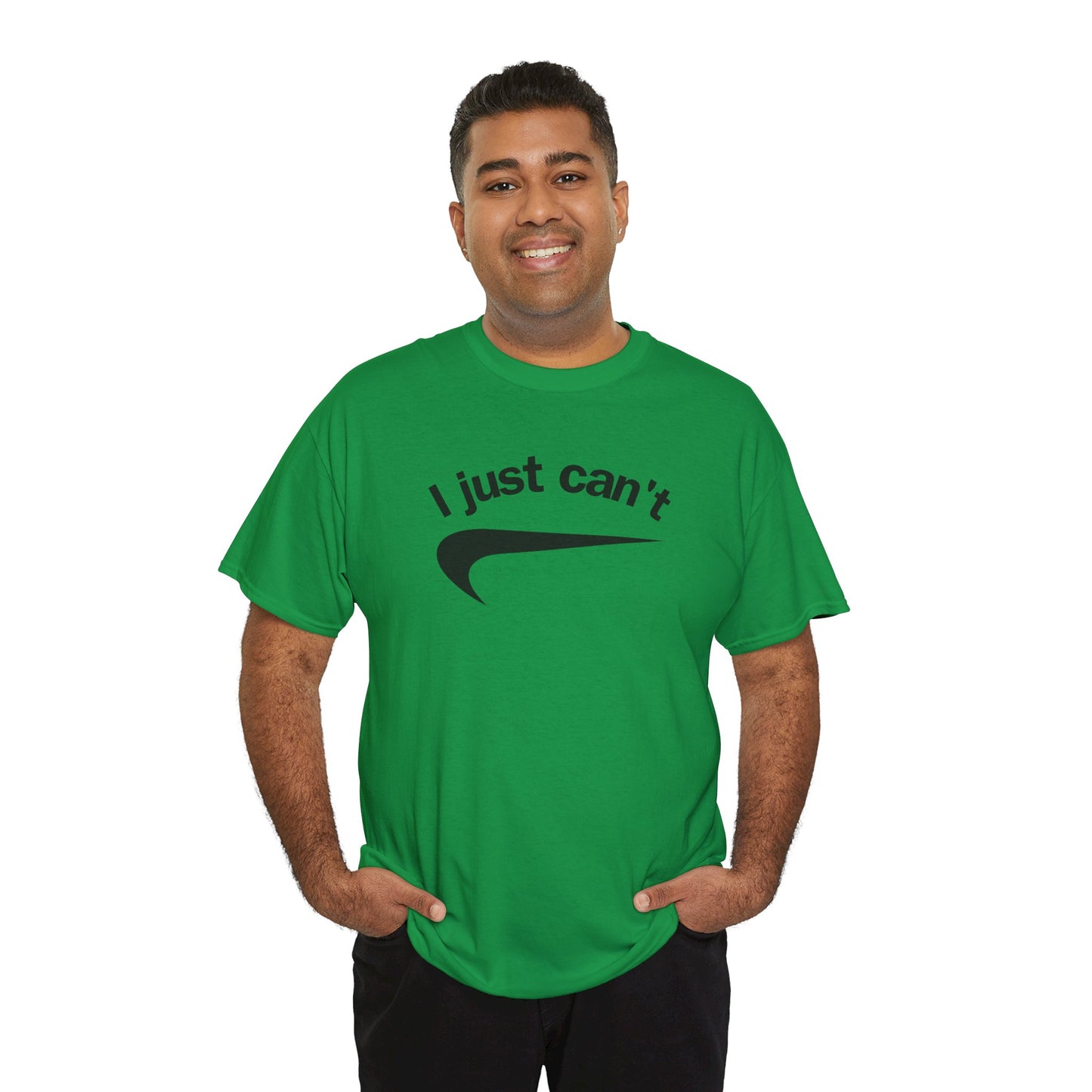 I just can't Unisex Heavy Cotton Tee