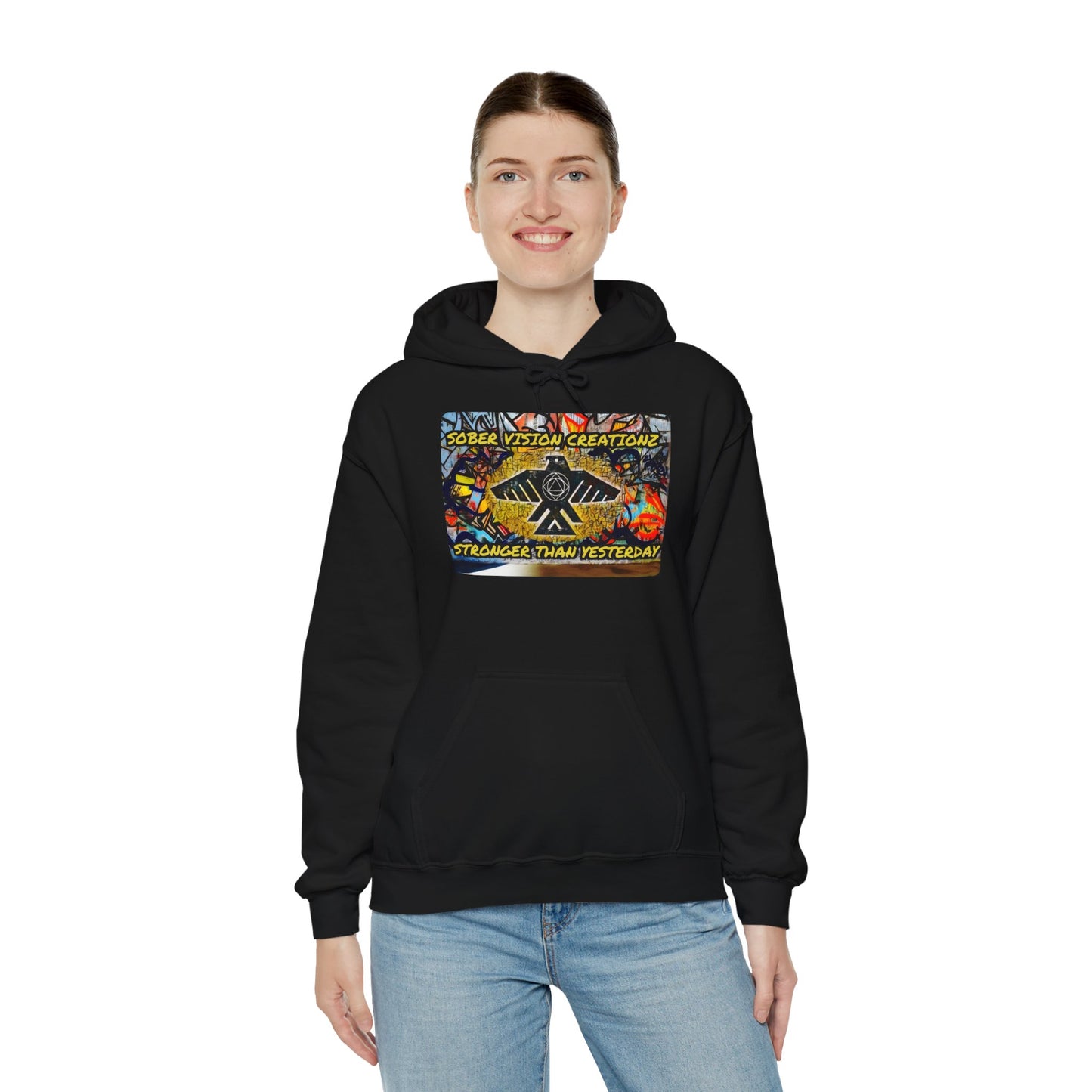 Sober Vision Creationz Unisex Heavy Blend™ Hooded Sweatshirt