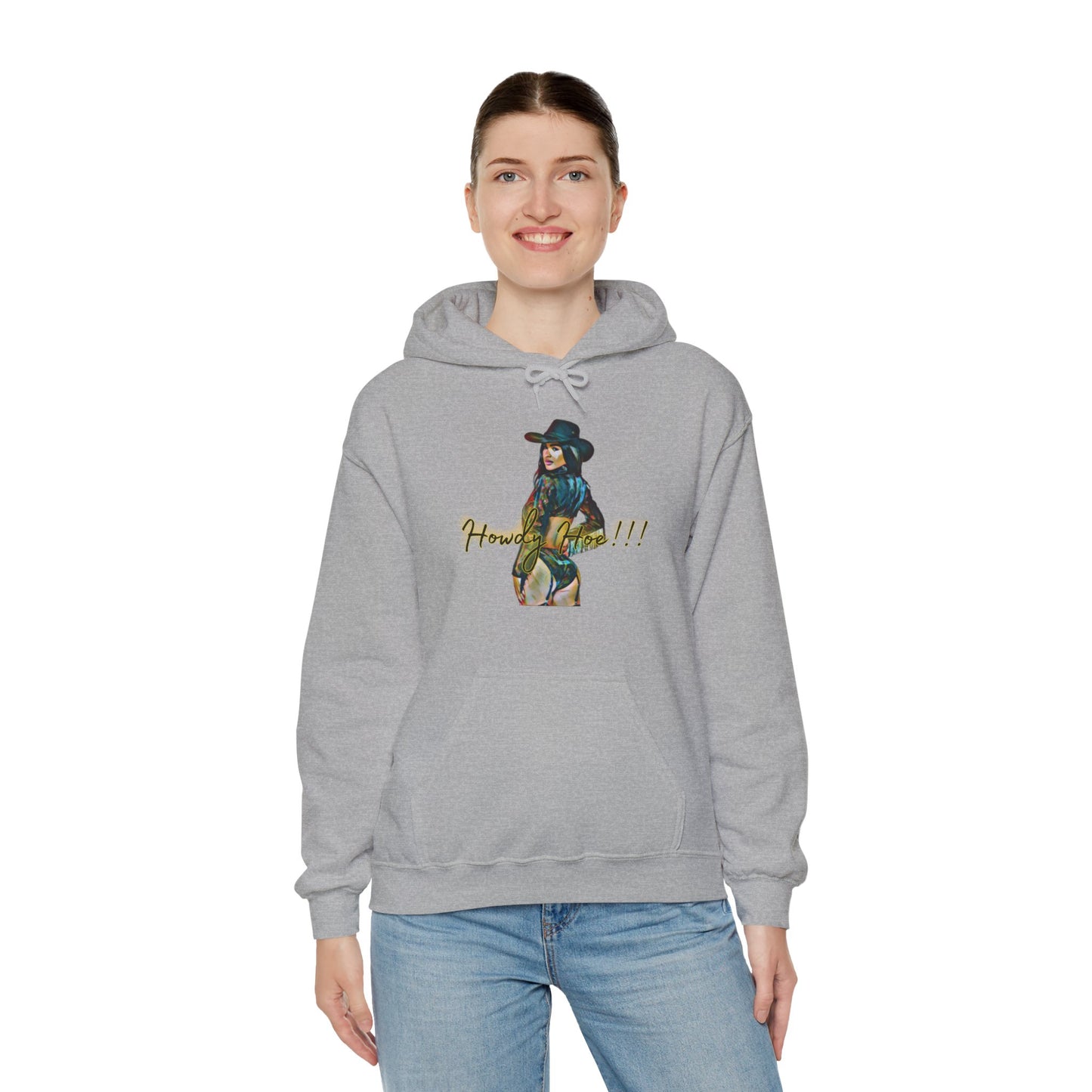 Howdy Hoe!! Unisex Heavy Blend™ Hooded Sweatshirt