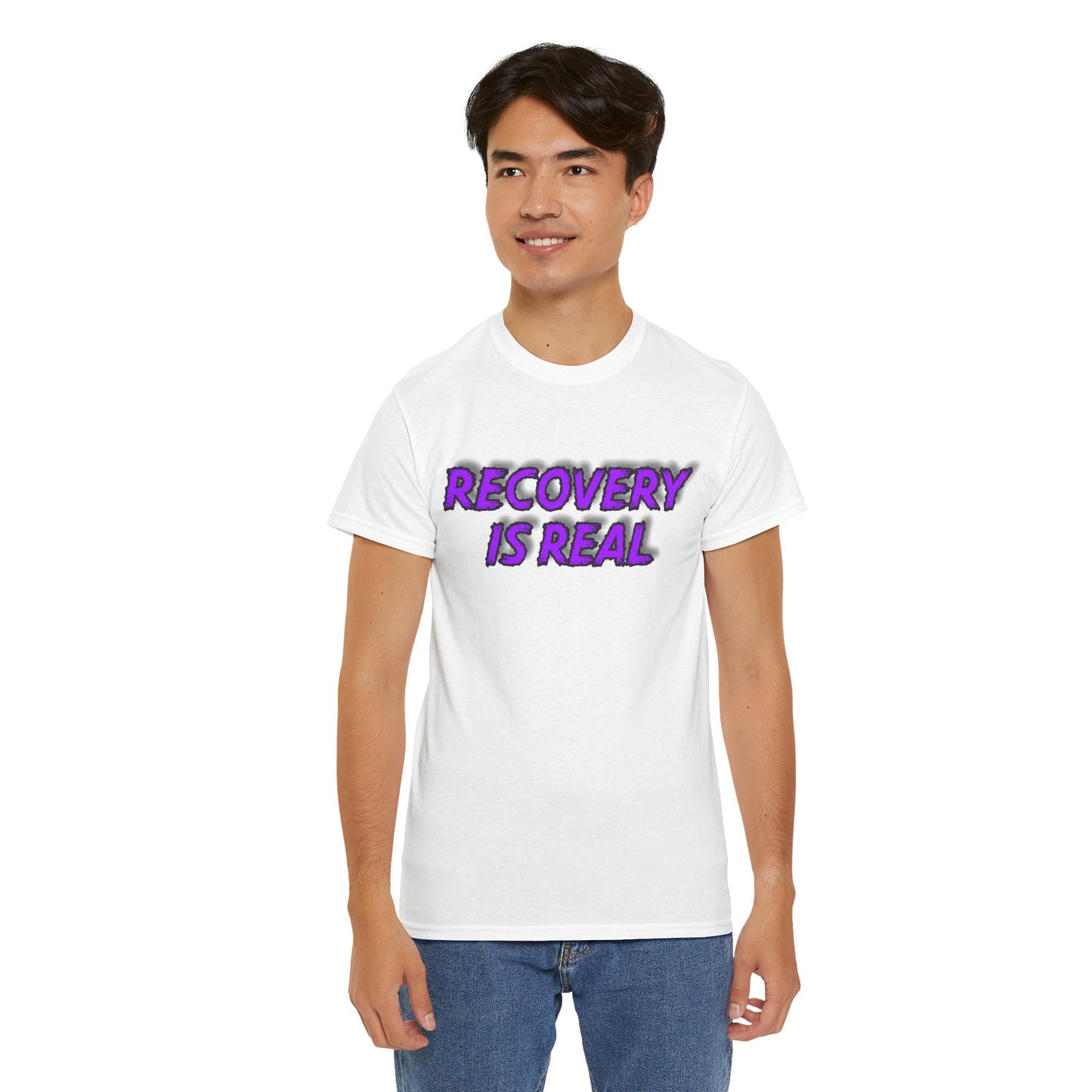 Recovery Is Real Unisex Heavy Cotton Tee