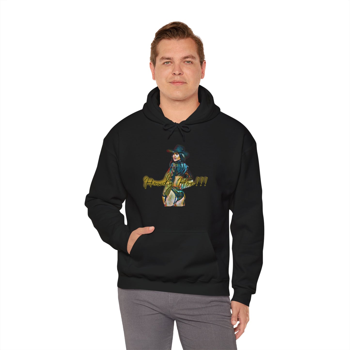 Howdy Hoe!! Unisex Heavy Blend™ Hooded Sweatshirt