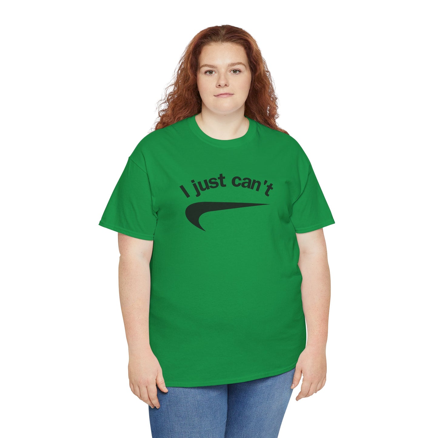 I just can't Unisex Heavy Cotton Tee