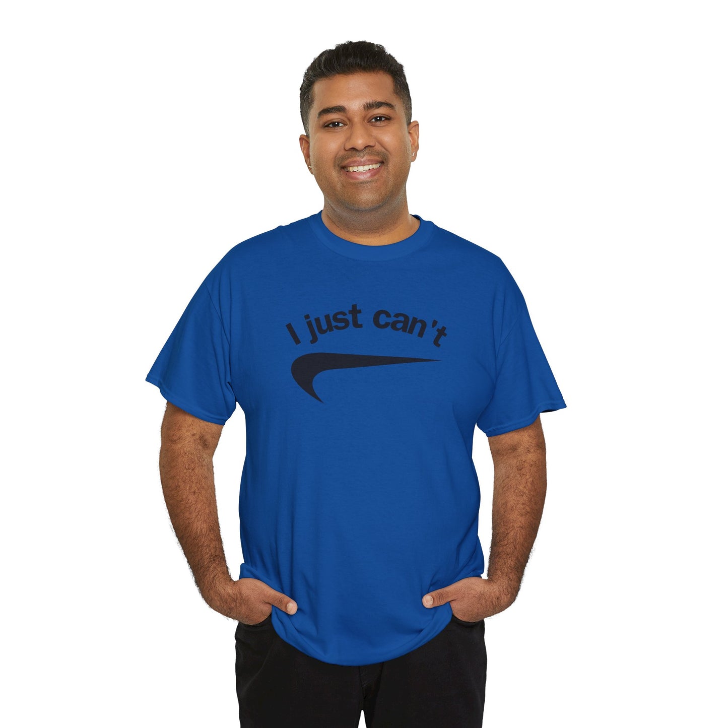 I just can't Unisex Heavy Cotton Tee