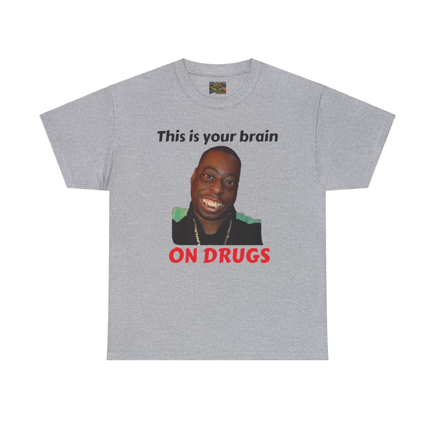 This is your brain on drugs Unisex Heavy Cotton Tee