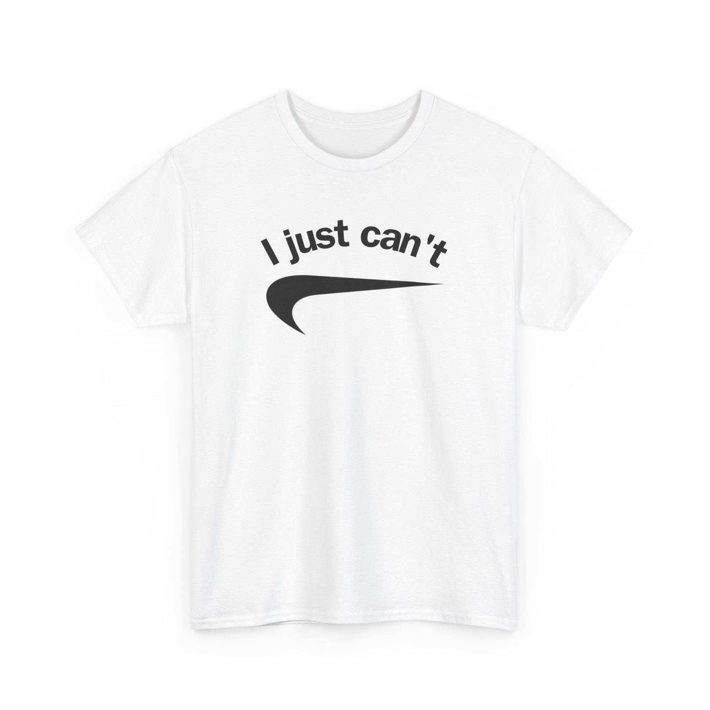 I just can't Unisex Heavy Cotton Tee
