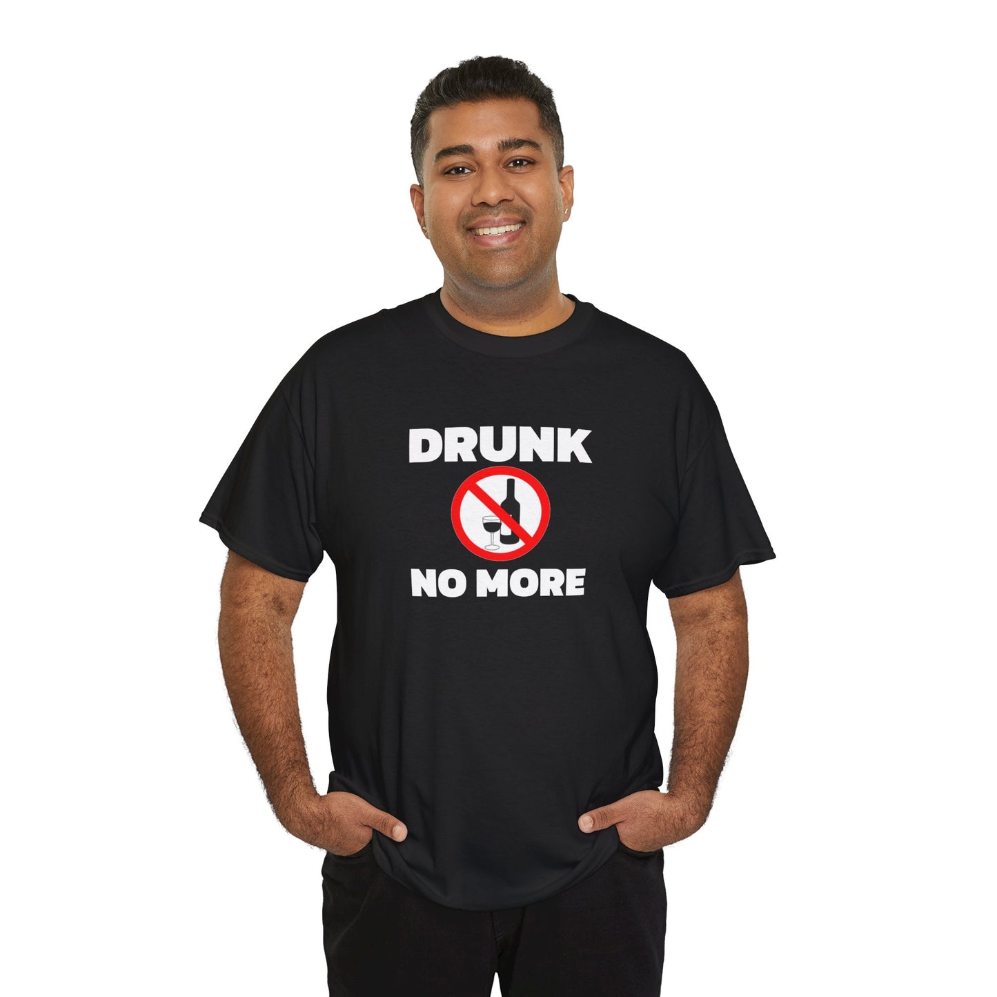 Drunk no more Unisex Heavy Cotton Tee