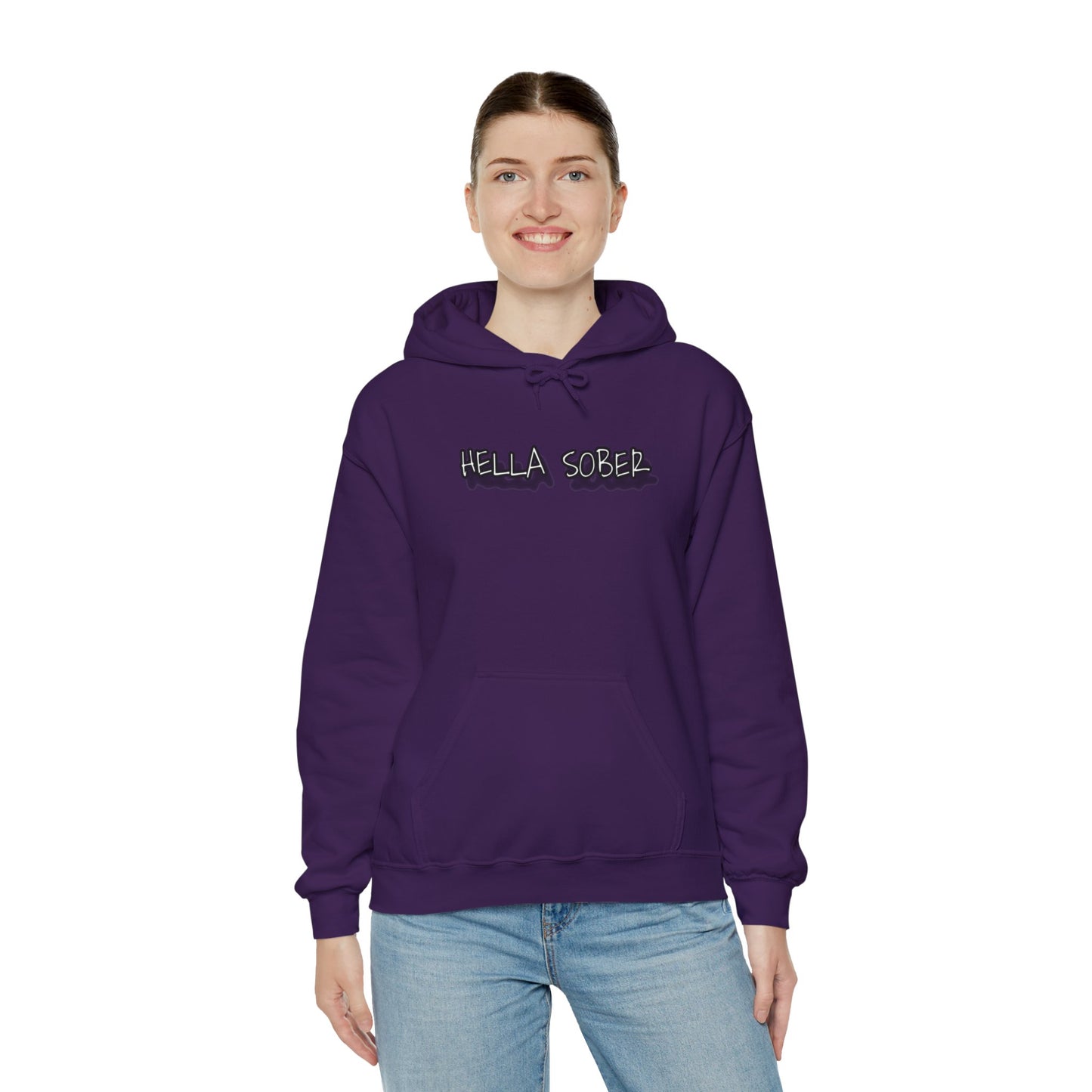 Hella Sober Unisex Heavy Blend™ Hooded Sweatshirt