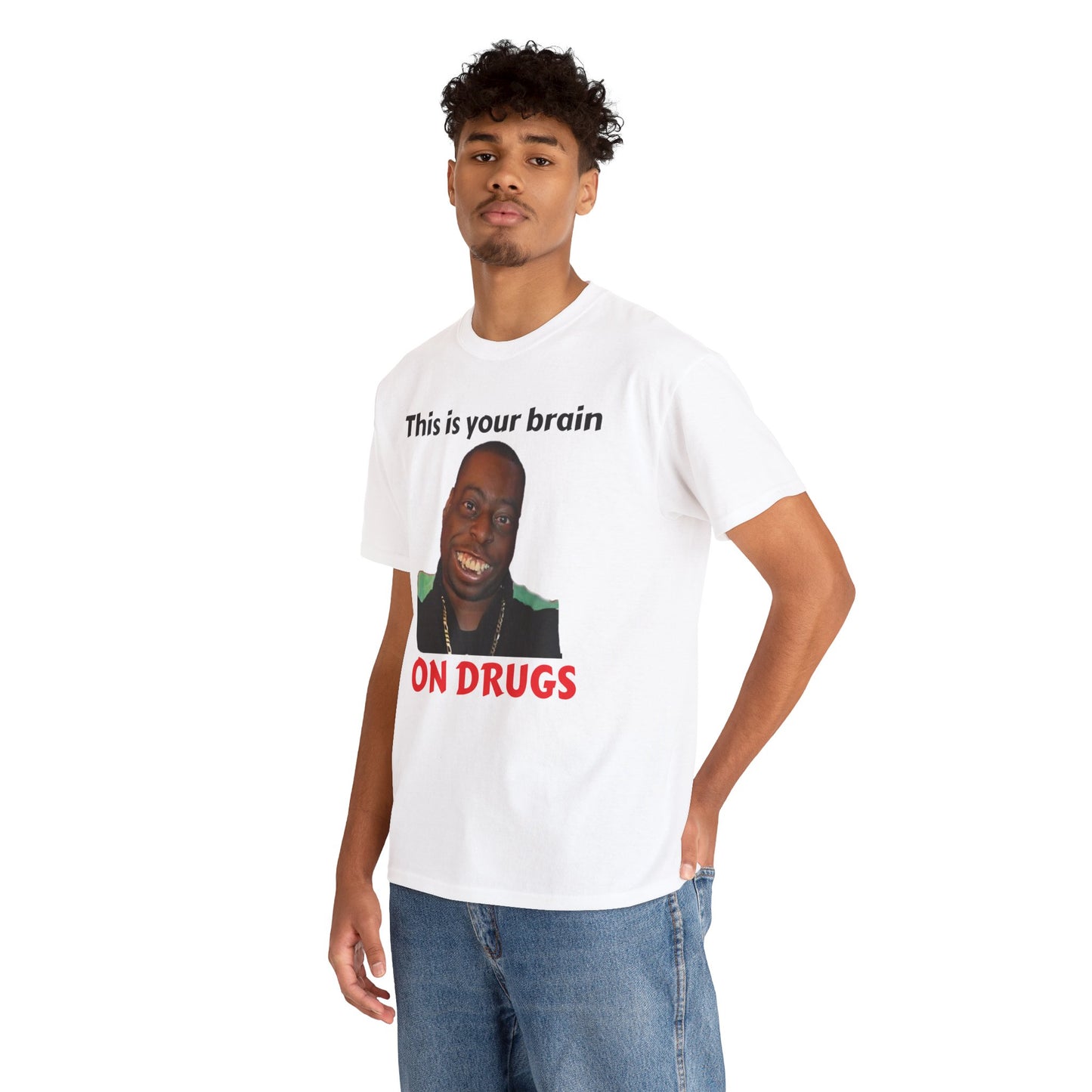 This is your brain on drugs Unisex Heavy Cotton Tee