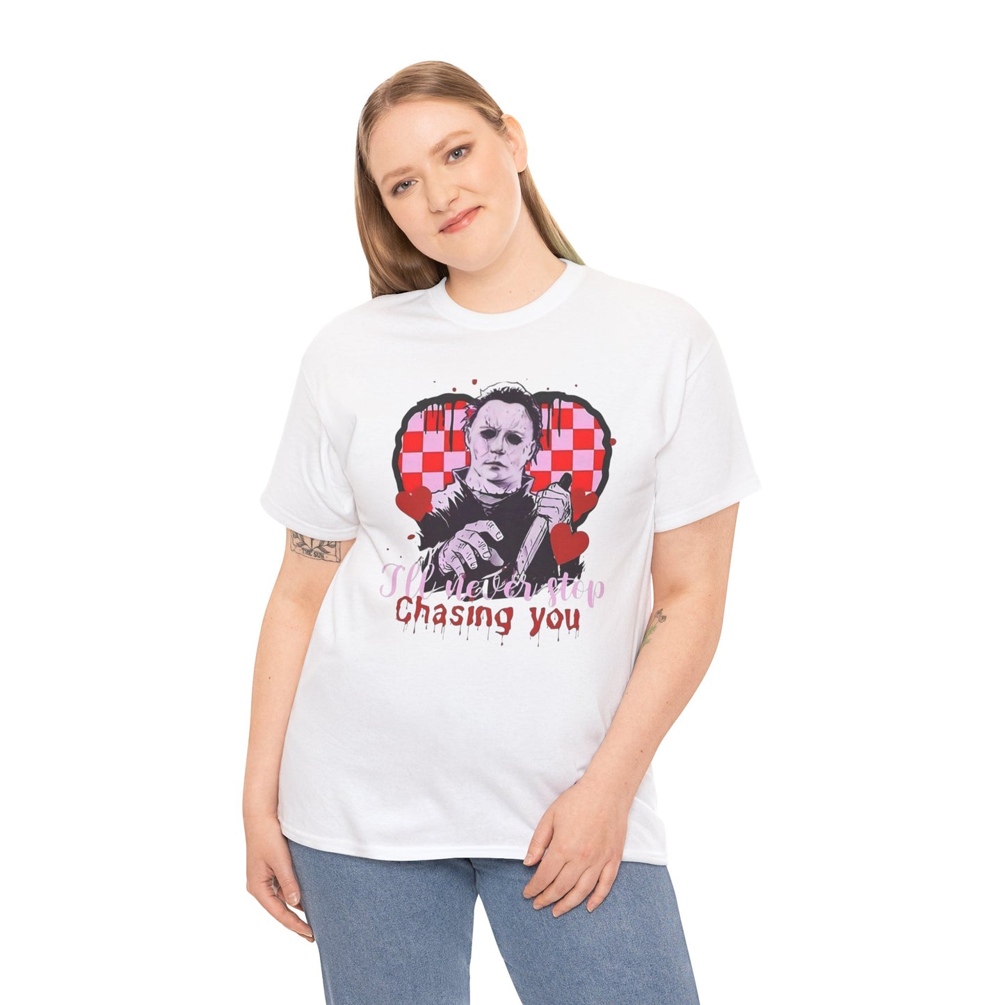 I'll never stop chasing you Unisex Heavy Cotton Tee