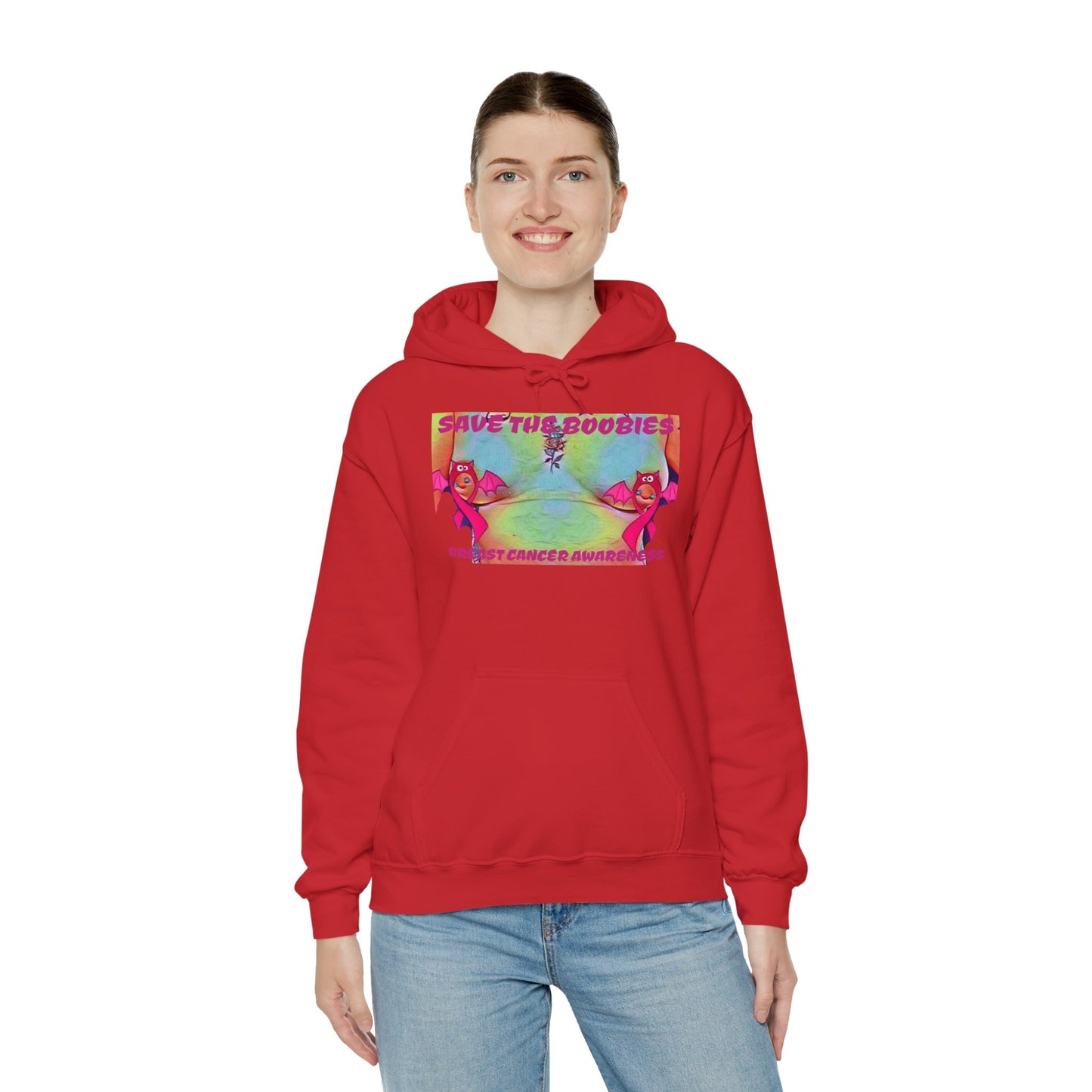 SAVE THE BOOBIES Hooded Sweatshirt