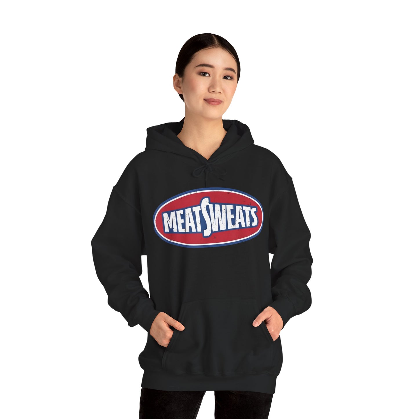 Meat Sweats Hoodie | Funny Unisex Sweatshirt, Cozy Casual Wear, Unique Gift for Foodies, Perfect for BBQs and Gifting