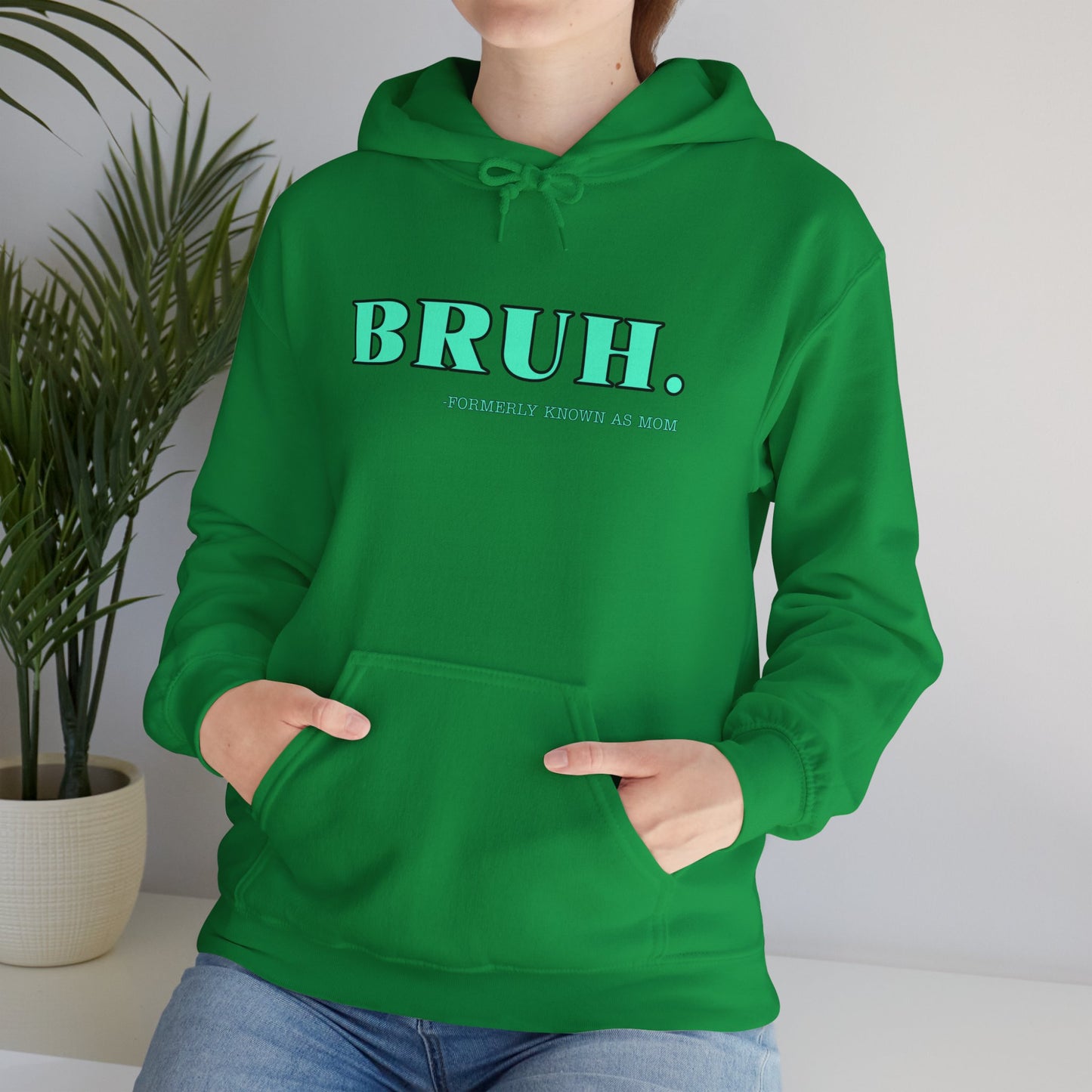 BRUH. Formerly known as mom Unisex Heavy Blend™ Hooded Sweatshirt