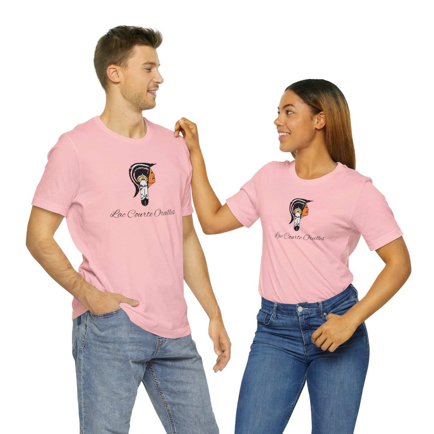 Lac Courte Oreilles logo Short Sleeve Tee