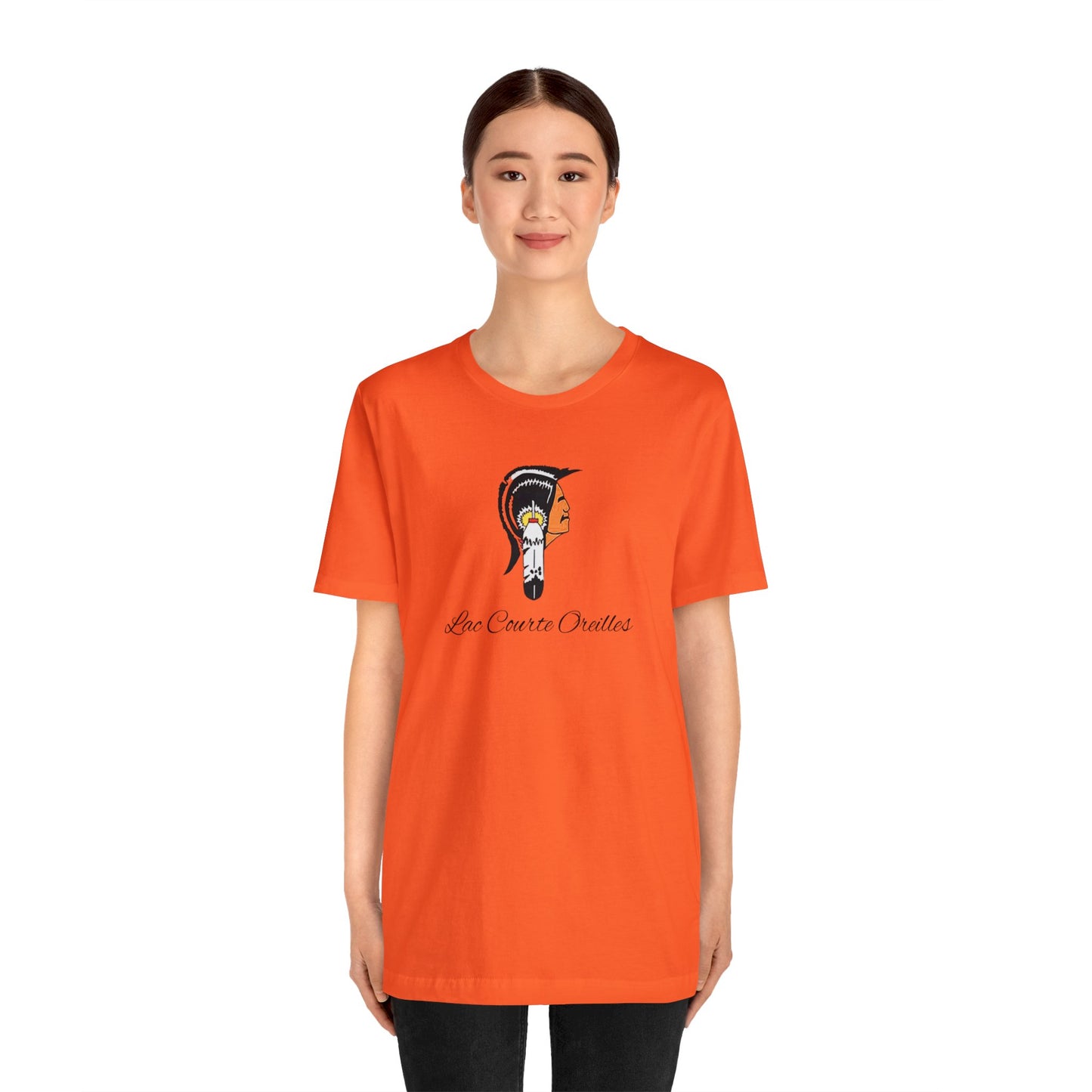 Lac Courte Oreilles logo Short Sleeve Tee