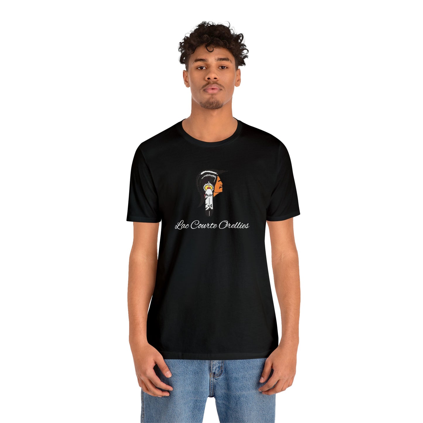 Lac Courte Oreilles logo Short Sleeve Tee
