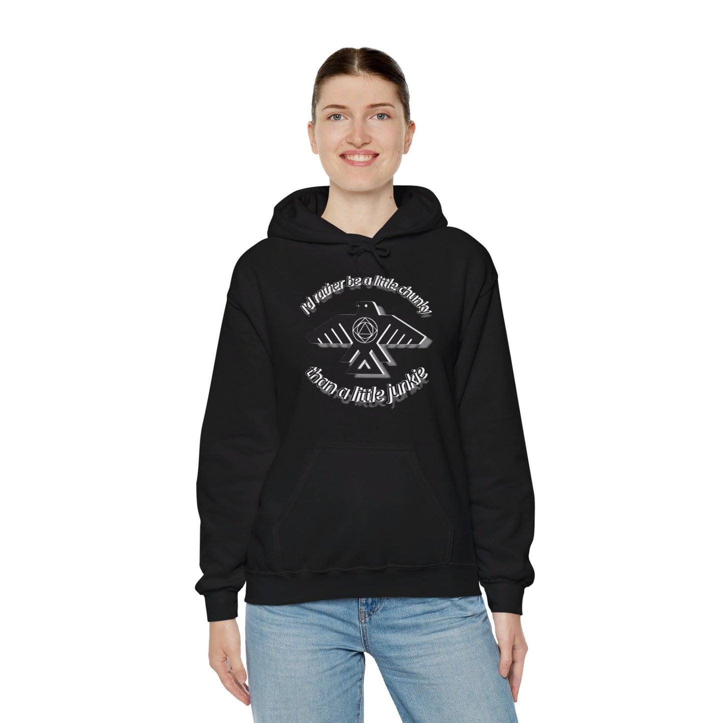 I'd rather be a little chunky Unisex Heavy Blend™ Hooded Sweatshirt