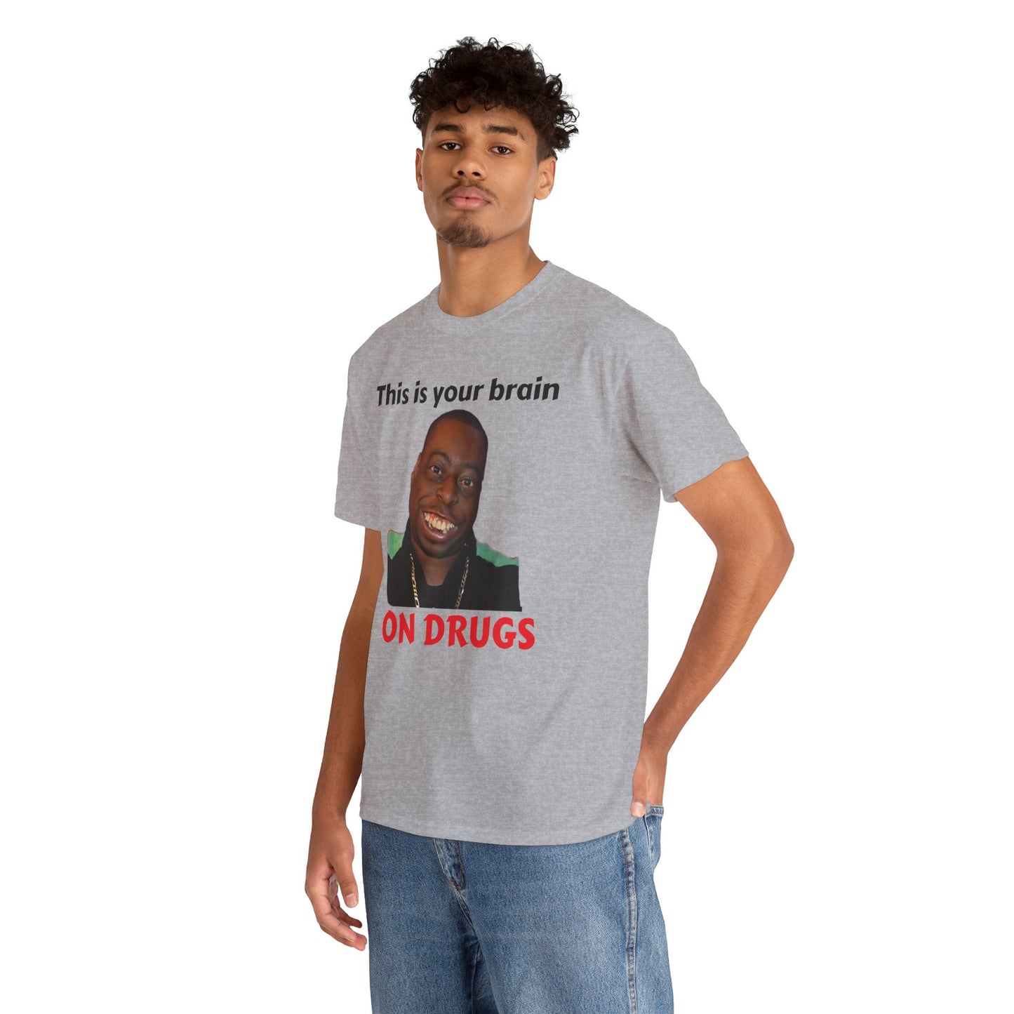This is your brain on drugs Unisex Heavy Cotton Tee