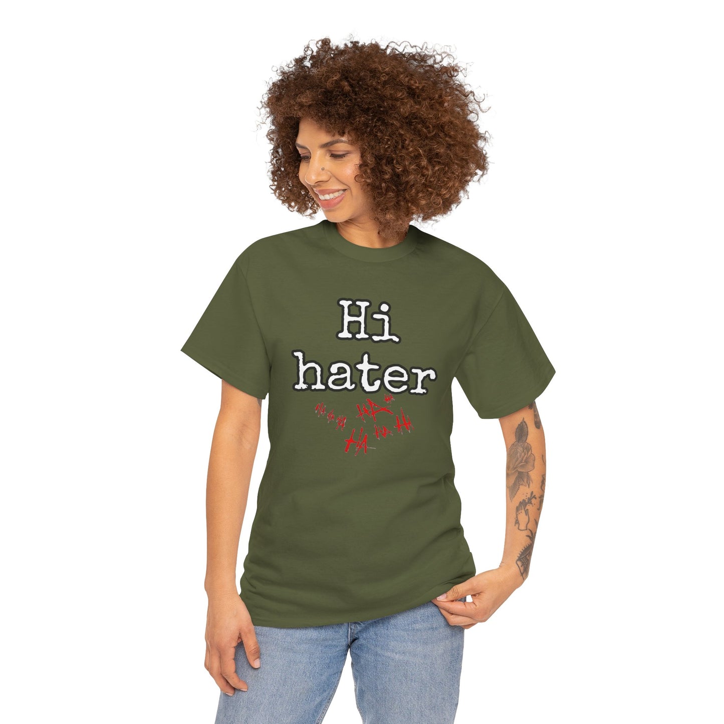 Hi hater Unisex Heavy Cotton Tee