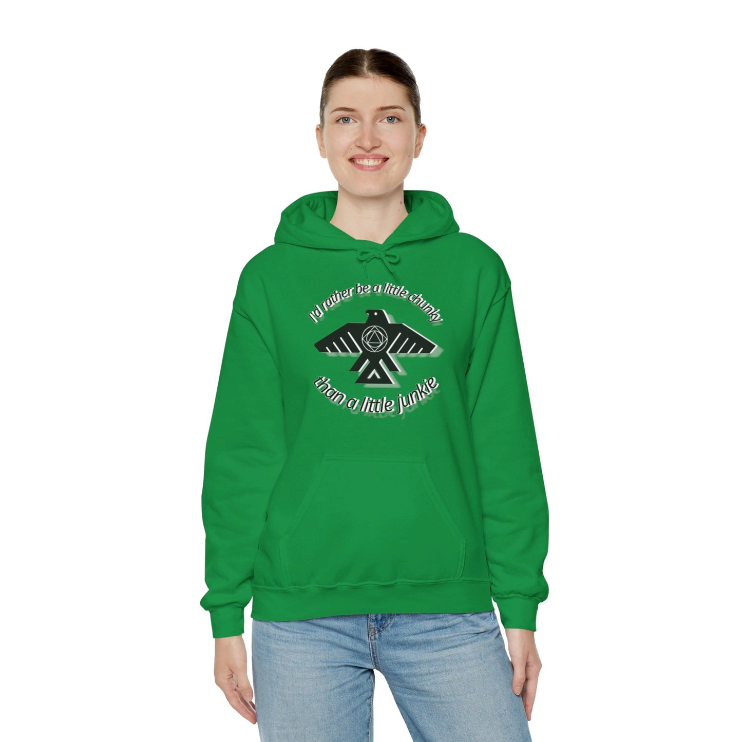 I'd rather be a little chunky Unisex Heavy Blend™ Hooded Sweatshirt