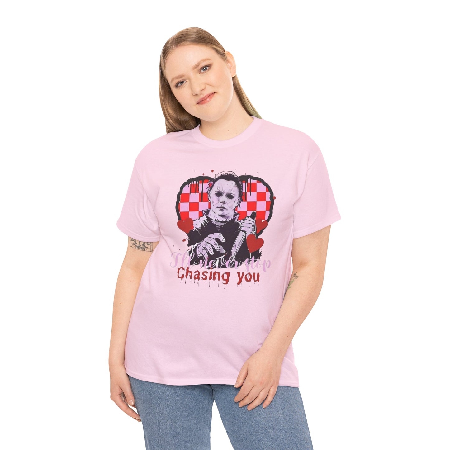 I'll never stop chasing you Unisex Heavy Cotton Tee