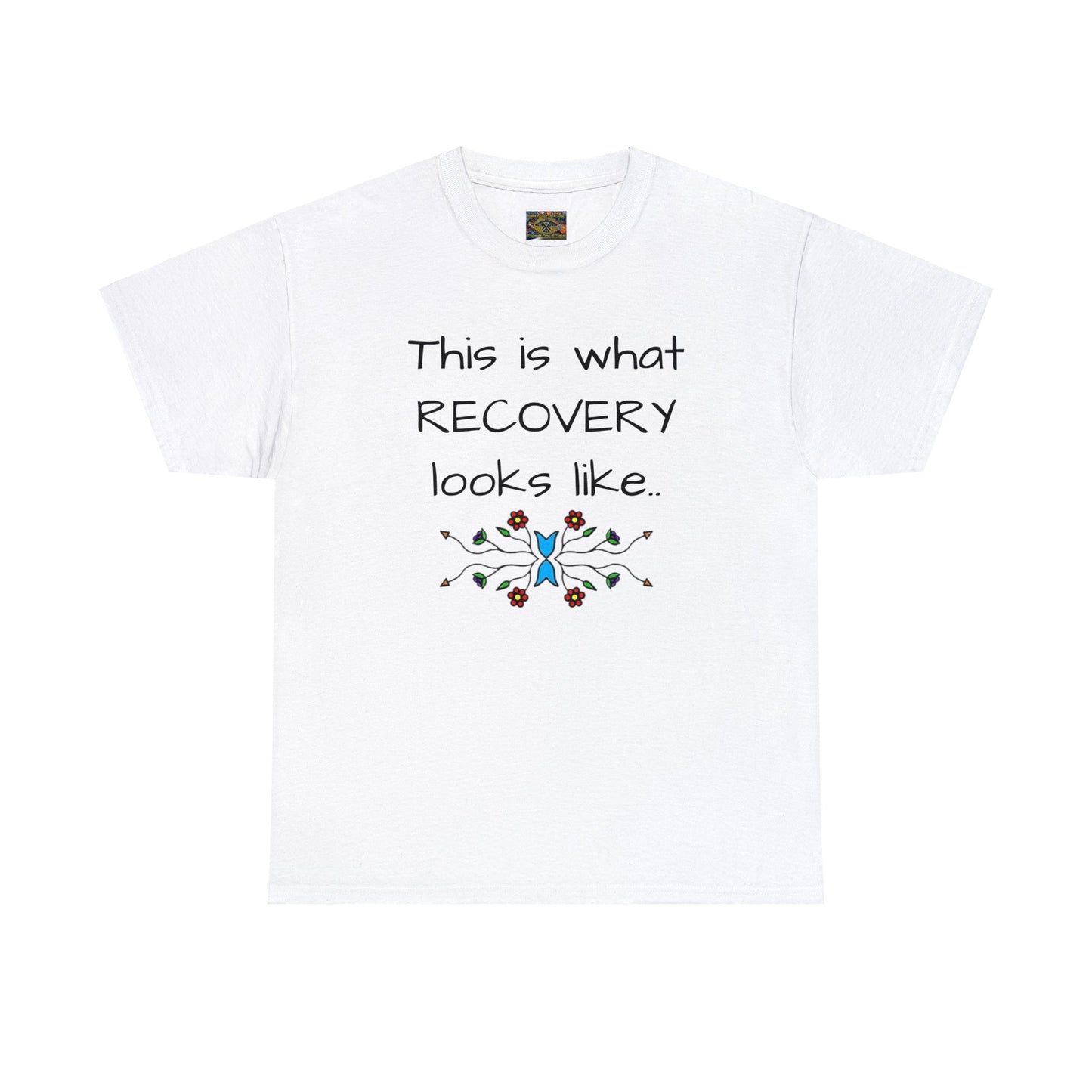 What RECOVERY looks like Unisex Heavy Cotton Tee