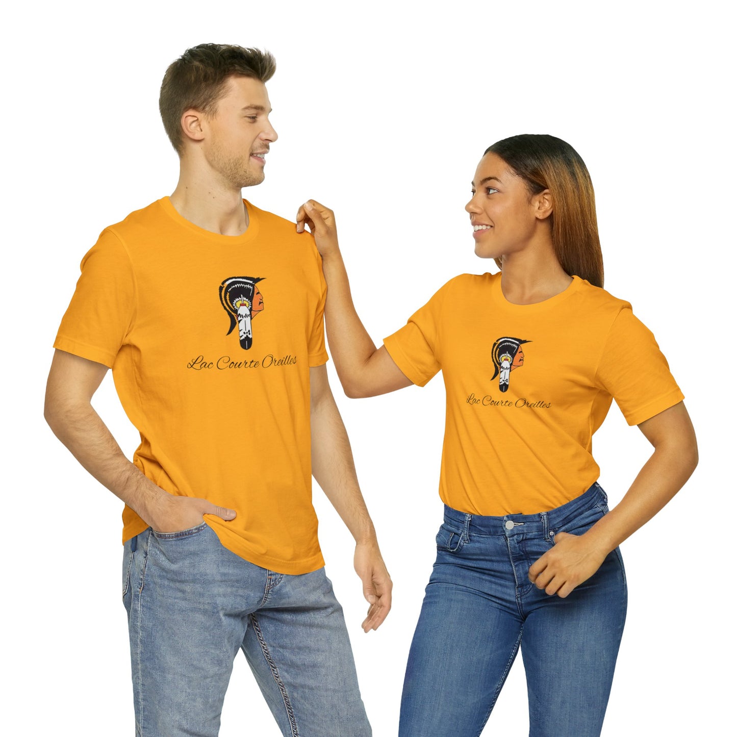 Lac Courte Oreilles logo Short Sleeve Tee