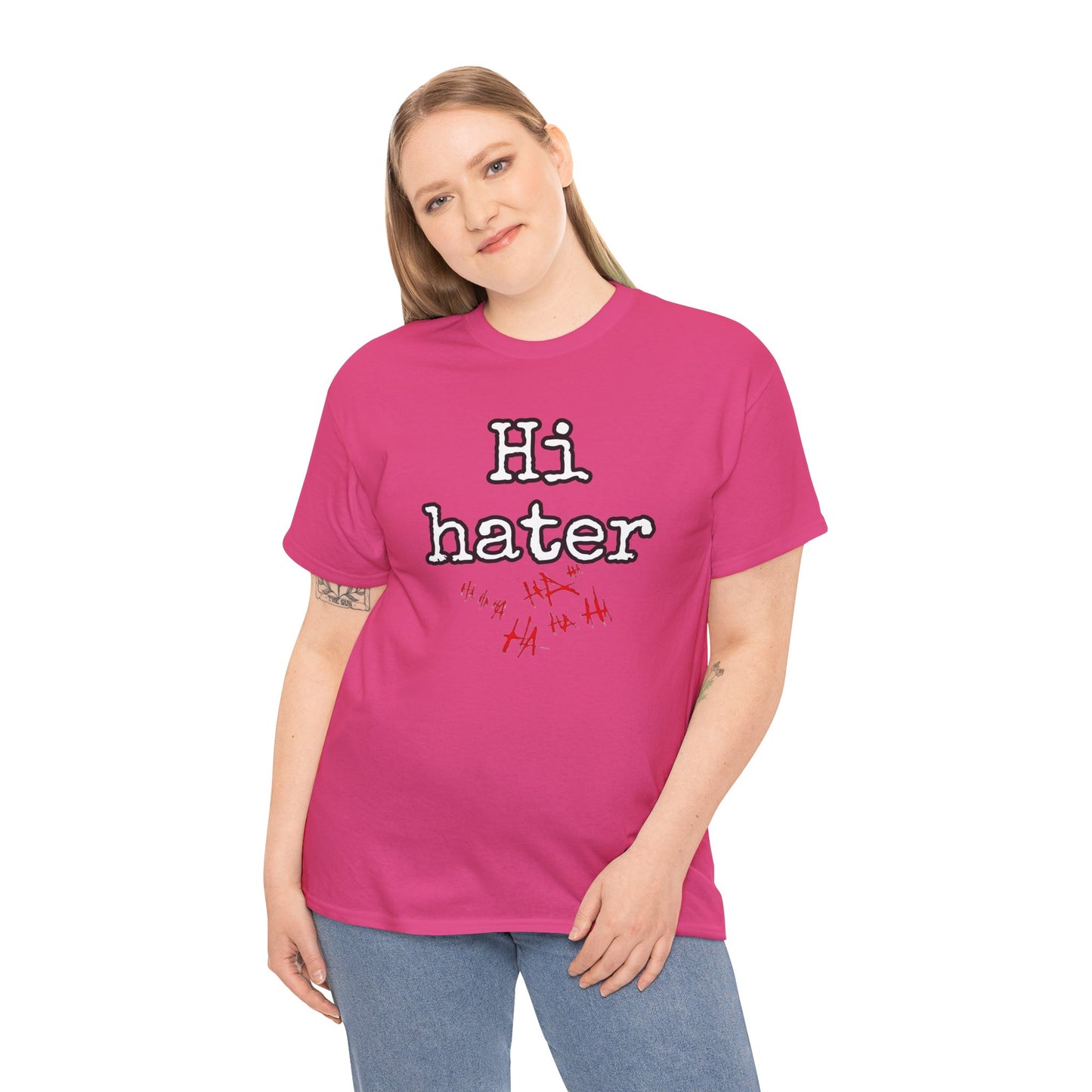 Hi hater Unisex Heavy Cotton Tee