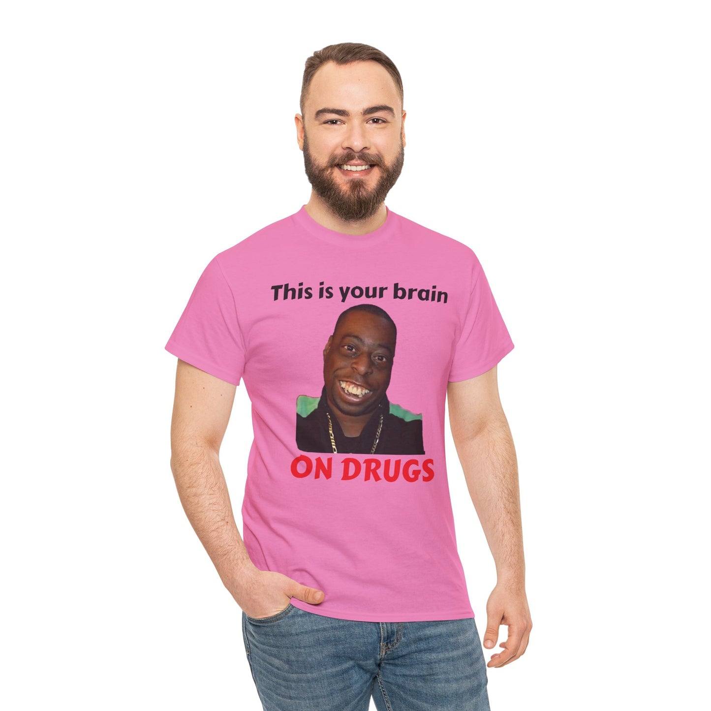 This is your brain on drugs Unisex Heavy Cotton Tee
