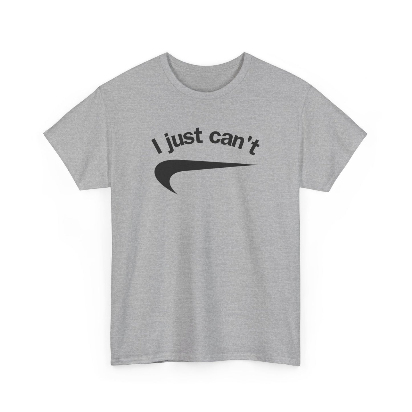 I just can't Unisex Heavy Cotton Tee