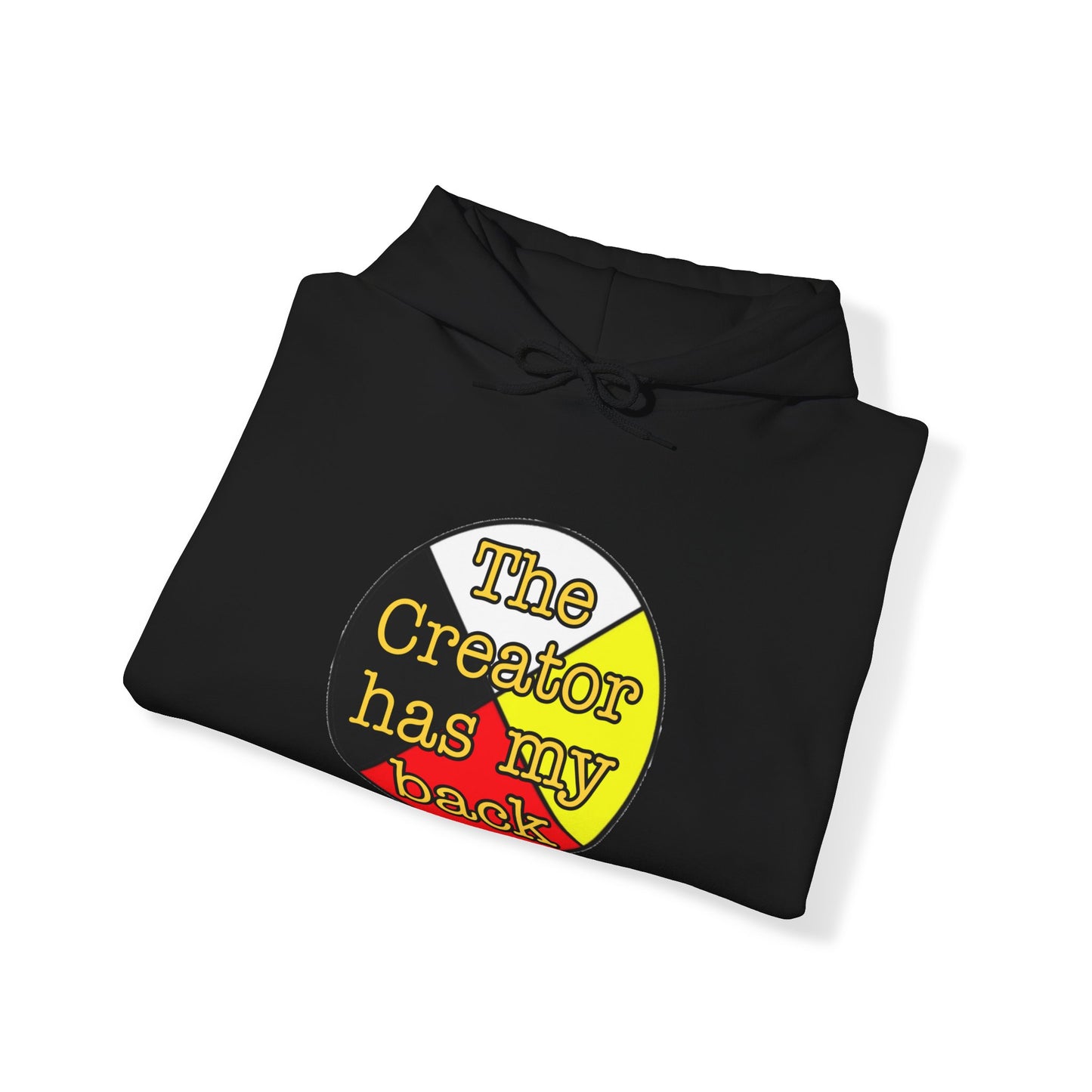 The creator has my back Unisex Heavy Blend™ Hooded Sweatshirt