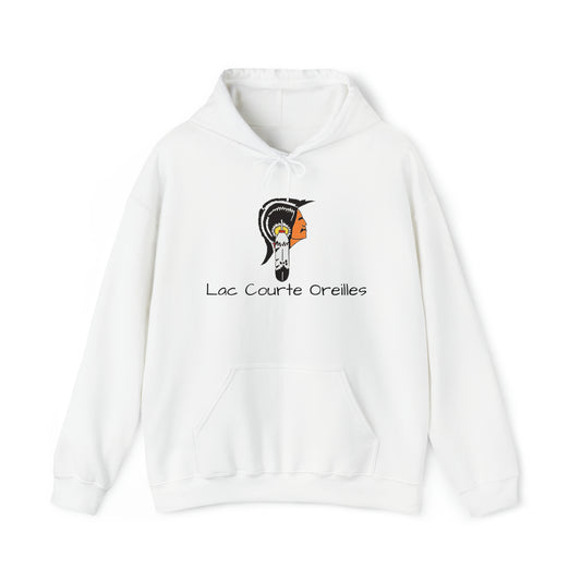 Lac Courte Oreilles logo Hooded Sweatshirt