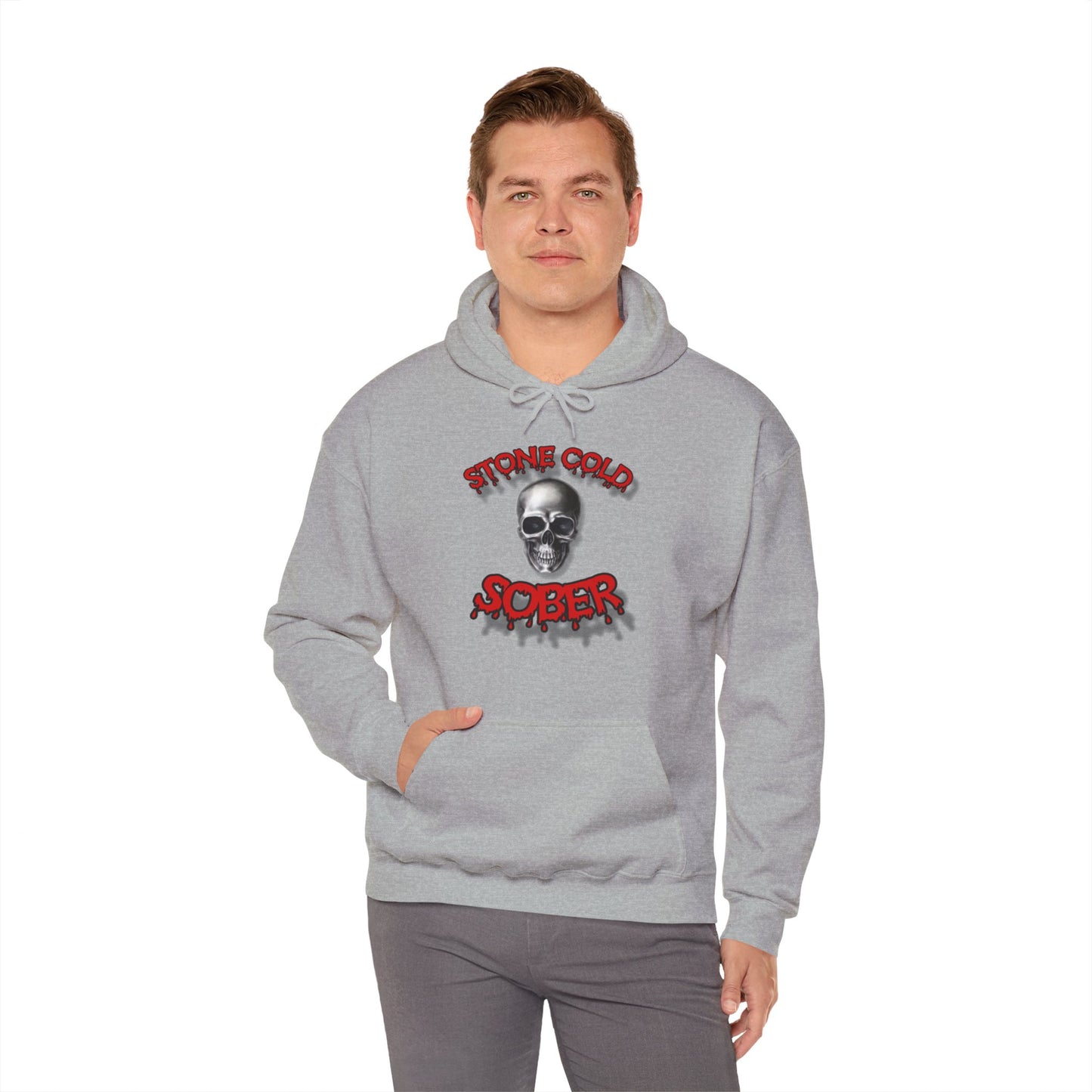 Stone Cold Sober Unisex Heavy Blend™ Hooded Sweatshirt