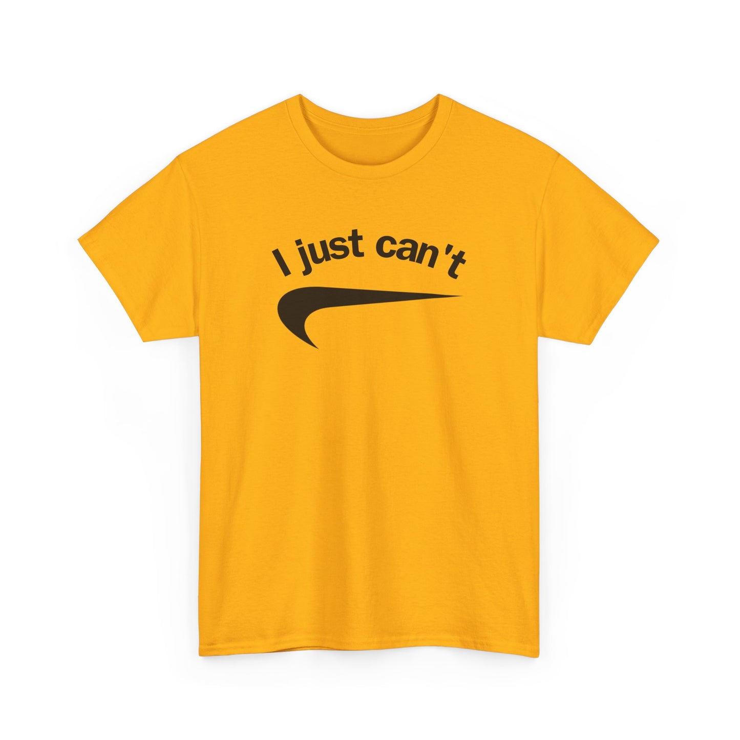 I just can't Unisex Heavy Cotton Tee